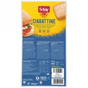 Pan Chapata Schär sin Gluten y sin Lactosa 200 G.