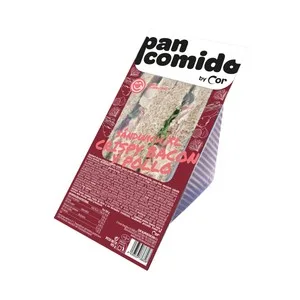 COR Pan Comido Sándwich XL de Pan Integral con Pollo Crujiente y Bacon Ahumado Frito 185 G.