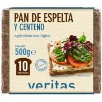 Pan de Espelta y Centeno Veritas, Paquete 500 G