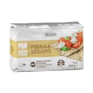 Pan de Fibra y Sésamo Hacendado 0.25 KG