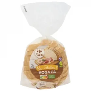 Pan de Hogaza Carrefour Extra No Gluten! sin Lactosa 300 G.