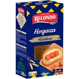 Pan de Hogaza Tostada Rústica Recondo