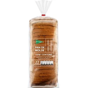 Pan de Molde con 55% de Centeno el Corte Ingles