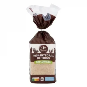 Producto Alcampo Pan de Molde Integral sin Corteza 450 G.