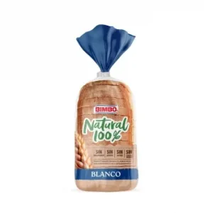 Pan de Molde Natural 100% Bimbo sin Lactosa 460 G.