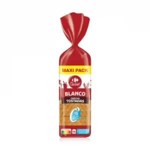Pan de Molde para Tostadas Carrefour Classic sin Azúcares Añadidos 820 G.