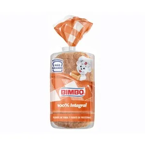 Bimbo Pan de Molde 100 % Integral 450 Gr.