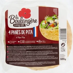 Pan de Pita 4 Unidades la Boulangere