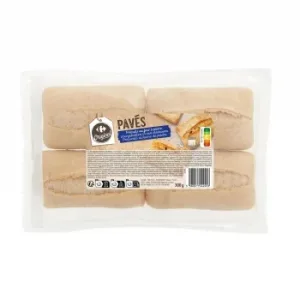 Pan Especial Precocido Pavés Carrefour Original 300 G.