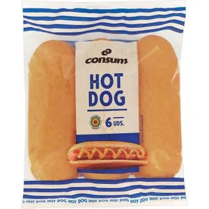 Pan Hot Dog 6 Unidades 330 Gr