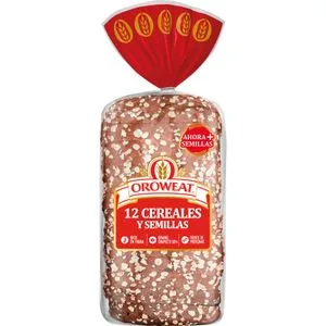 Pan Molde 12 Cereales y Semillas 550 Gr