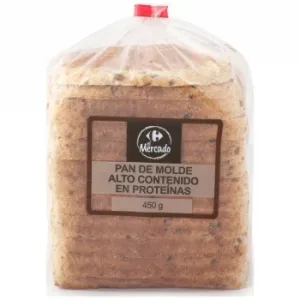 Pan Molde Alto Contenido en Proteinas 450 G