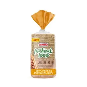 Pan Molde Natrual 100% sin Corteza Integral100% 450 Gr