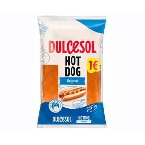 Dulcesol Pan para Perritos Calientes 200 Gr. 220 G