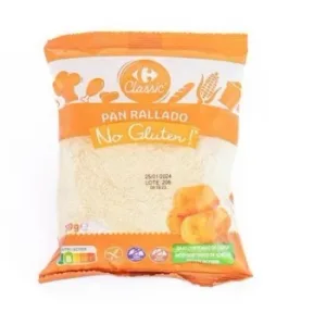 Pan Rallado Carrefour Classic sin Gluten y sin Lactosa 200 G.