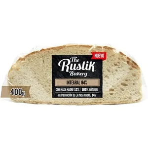 Pan Semi Hogaza Integral 84% con Masa Madre THE Rustik Bakery