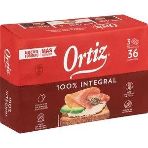 Pan Tostado 100%integra 36 Unidades 320 Gr