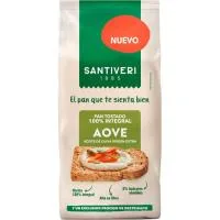 Pan Tostado 100% Integral Aove Santiveri, Paquete 200 G