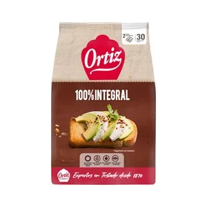 Ortiz Pan Tostado Multicereal Extera Crujiente 30 Uds. 324 G. 320 G