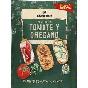 Pan Tostado Sabor Tomate y Orégano 160 Gr
