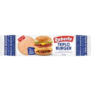 Pan Triple Burger con Sésamo Roberto