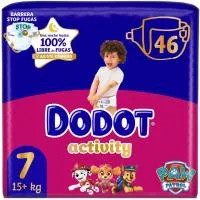 Pañal +15 Kg Talla 7 Dodot Activity, Paquete 46 Uds