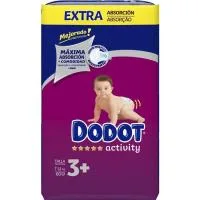 Pañal 7-11 Kg Talla 3 Dodot Activity Extra, Paquete 60 Uds.