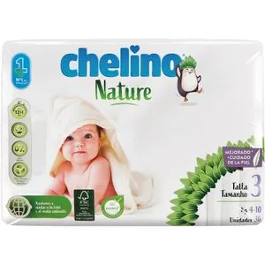 Pañal Bebé Talla 3 de 4 a 10 Kg 36 u