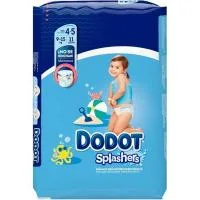 Pañal de Agua 9-15 Kg Talla 4-5 Dodot Splashers, Paquete 11 Uds