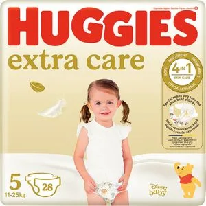 Pañal Extra Care Talla 5 de 11 a 25 Kilos 28 u