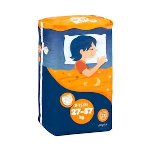 Pañal Junior Braguita Noche Infantil de 27-57 Kg Deliplus 13 UD