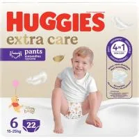 Pañal Pants Talla 6 (15-25 Kg) Huggies Extra, Paquete 22 Uds