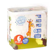Pañales 17-28 Kgs Talla 6 Planeta Bebé de Dia Bolsa 28 Unidades