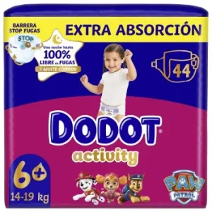 Pañales Dodot Activity T6 (14+ Kg) 44 Ud.