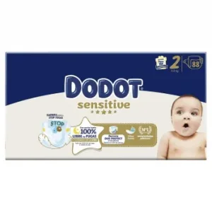 Pañales Dodot Sensitive T2 (4-8 Kg) 88 Unidades.