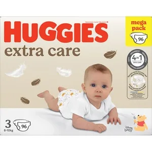 Pañales Hipoalergénicos Extra Care Disney con Cuidado de la Piel 4 en 1 Talla 3 (6-10 Kg) Huggies