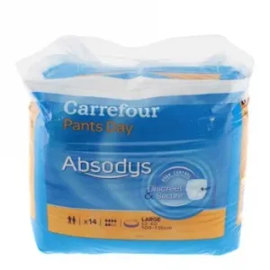 Pañales Pants Day Grandes Absodys Carrefour 14 Ud.