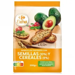 Panecillos Multicereales Carrefour Extra 250 G.