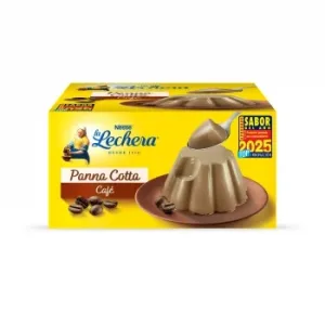 Panna Cotta Café Nestlé la Lechera sin Gluten Pack de 4 Unidades de 100 G.