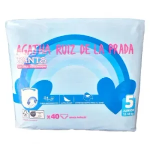 Pants Agatha Ruiz de la Prada Talla 5 (12-18 Kg) 40 Ud. Exclusivo Carrefour