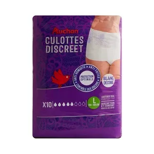 Producto Alcampo Pants (bragas) de Incontiencia Blancas, Ultra Absorbentes Talla L (100 - 135 Cm) 10 Uds.