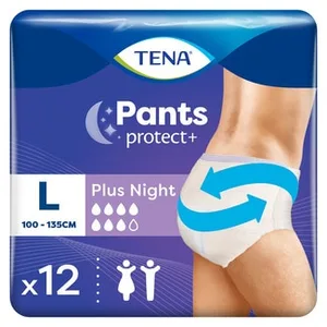 Pants Braguita de Incontinencia Unisex Absorción Plus Night Talla L 100 - 135 Cm Tena