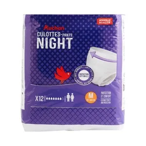 Producto Alcampo Pants de Incontencia Nocturna Unisex, Ultra Absorbentes Talla M (70 - 100 Cm) 12 Uds.