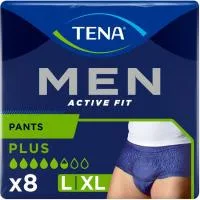 Pants Incontinencia Active Fit Talla L Tena Men, Paquete 9 Uds