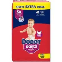 Pants Jumbo 9-15 Kg Talla 4 Dodot Activity Extra, Paquete 43 Uds