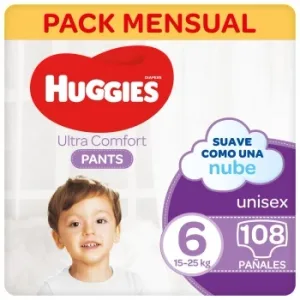 Pants Ultra Comfort Huggies T6 (1525 Kg) 108 Ud.