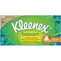 Pañuelo Facial Balsam Kleenex, Caja 80 Uds