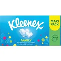 Pañuelo Facial Family Maxi Kleenex, Caja 140 Uds.