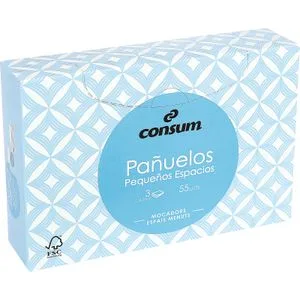 Pañuelos Faciales Pequeños Espacios 55 u