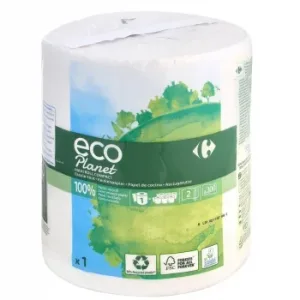 Papel de Cocina 2 Capas Maxi Ecológico Carrefour Eco Planet 1 Rollo.